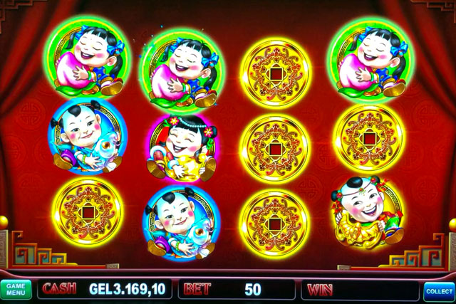 Showcasing a thrilling Fu Babies Selection Feature, Echo Fortunes™ will have players selecting 3 Gold coins on the reels to be awarded one of the progressive jackpot payouts. Trigger free games bonues by 4 or more scatted Gong symbols, awarding 5 Free Games and a trigger pay