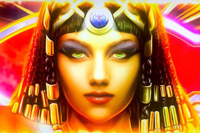 Egypt® features the magic and mystery of ancient Egypt where mystical, lucky symbols on the reels can bestow big wins! Golden Scarabs adorned in rubies could win jackpots. Free Games bonus up to 50 free spins & 15x total bet, reels may randomly turn Wild for even bigger wins.