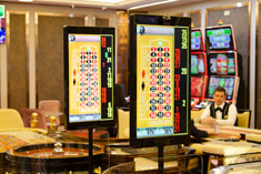 Roulette DISPLAY offers standard winning number features inside a great looking slim support frame. Super-fast winning number video recognition.